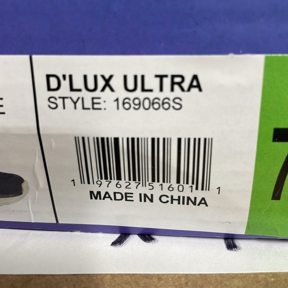 Black/White - Skechers Ladies Premium Cushion Air-Cooled Memory Foam D'Lux Ultra - Picture 6 of 6